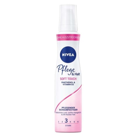 NIVEA - Styling Mousse Care&Hold Soft Touch Pěnová tužidla na vlasy 150 ml unisex