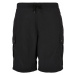 Nylon Cargo Shorts - black