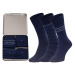 Tommy Hilfiger Socks - TH MEN SOCK 4P TIN GIFTBOX blue