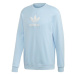 Adidas Trefoil Crew Modrá