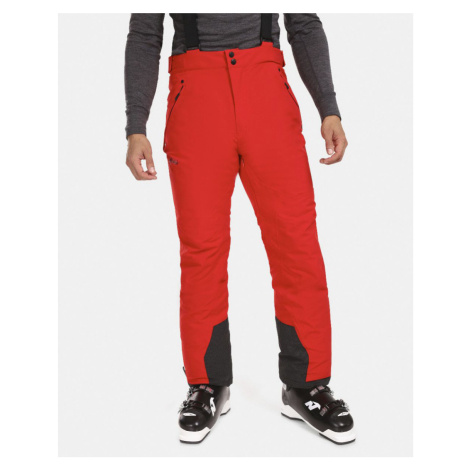 Kilpi METHONE-M Pánské lyžařské kalhoty - větší velikosti UMX405KI Červená