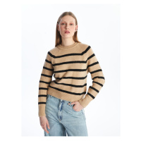 LC Waikiki Crew Neck Striped Long Sleeve Women's Knitwear Sweater