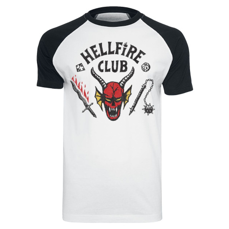 Stranger Things Hellfire Club Tričko bílá/cerná