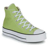 Converse CHUCK TAYLOR ALL STAR LIFT PLATFORM SEASONAL COLOR Zelená