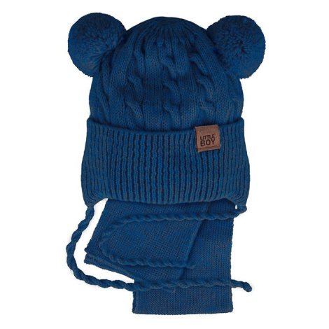 AJS 48-313 Chlapecká sada čepice+šátek