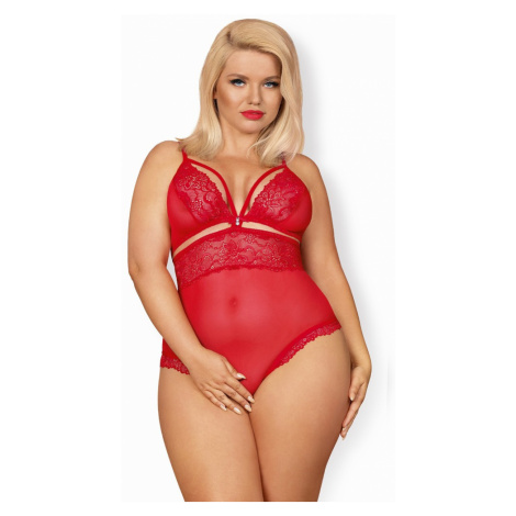 Elegantní body 838 - TED red - Obsessive Červená