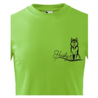 Dětské tričko pro milovníky psů s potiskem Husky - skvělý dárek