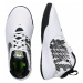NIKE Sportovní boty 'Team Hustle' černá / bílá / svítivě zelená