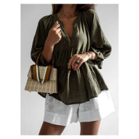 Khaki blouse Cocomore cmgBL1461.R69