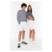 Trendyol White Unisex Regular Fit Shorts & Bermuda