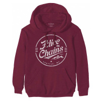 Alice in Chains mikina, Circle Emblem Maroon Red, pánská