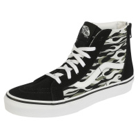 Vans Kids SK8-HI Zip Flame Camo Dětské boty cerná/šedá