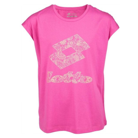 Lotto SMART III TEE Dívčí tričko, růžová, velikost