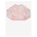 Bílo-růžová holčičí batikovaná mikina Levi's®