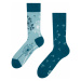 Modro-tyrkysové ponožky Dandelion