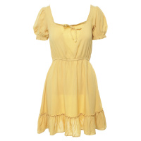 jiná značka NA-KD »Puff Sleeve Mini Dress« šaty< Barva: Žlutá, Mezinárodní