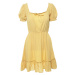 jiná značka NA-KD »Puff Sleeve Mini Dress« šaty< Barva: Žlutá, Mezinárodní
