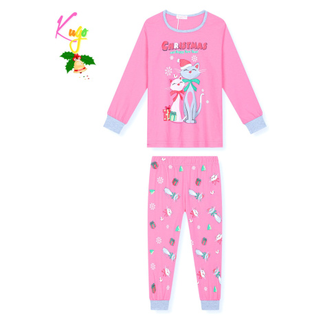 Dívčí pyžamo KUGO MP3825, světle růžová Barva: Růžová světlejší