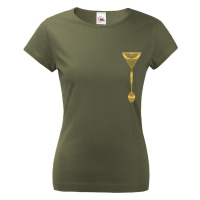 Dámské tričko s nápisem Řád zlaté vařečky - tričko pro kuchařku
