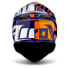 AIROH Terminator 2.1 Cleft T2SCL32 cross helma modrá/oranžová