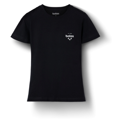 Botas Triko Basic Black dámské triko s krátkým rukávem bavlněné černé česká výroba ze Zlína Vasky