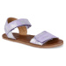 Barefoot sandály Blifestyle - Napaea Bio velours lavender fialové