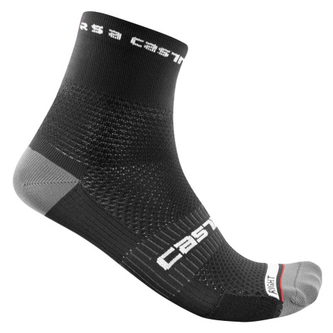CASTELLI Cyklistické ponožky klasické - ROSSO CORSA PRO 9 - černá