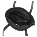 Kožená kabelka MiaMore 01-058 černá