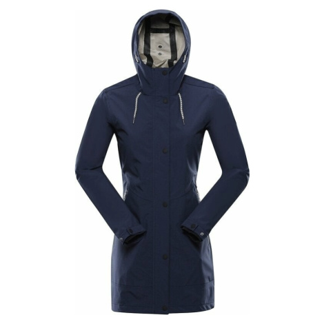 Alpine Pro Perfeta Women's Waterproof Coat with PTX Membrane Mood Indigo Outdorová bunda