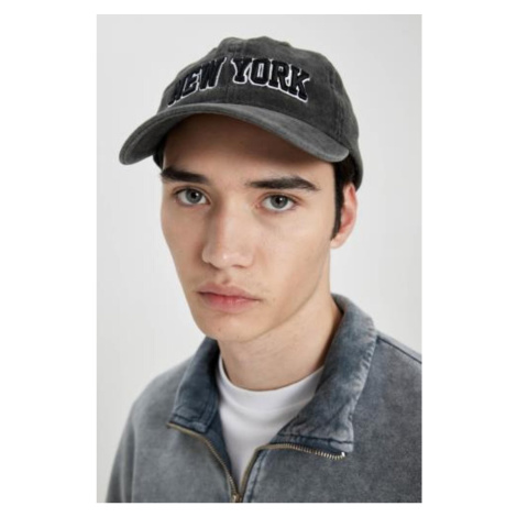 DEFACTO Unisex Embroidered Woven Baseball Basketball Cap