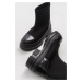LuviShoes Bendis Women's Black Scuba Boots.