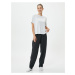 Koton Jogger Pajama Bottoms With Elastic Waist.