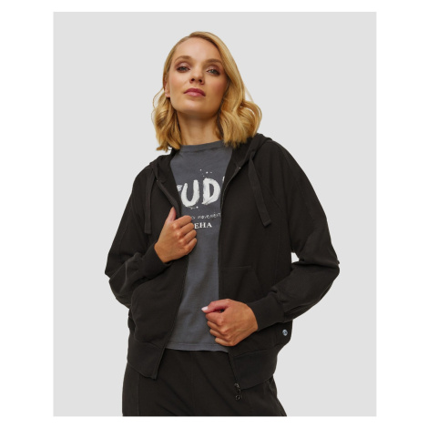 Černá Dámská Mikina Na Zip Deha