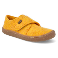 Barefoot dětské přezůvky Froddo - BF Wooly Yellow vlněné žluté