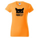 DOBRÝ TRIKO Dámské tričko s potiskem Kočkomil loading Barva: Oranžová