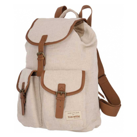 Travelite Hempline Clap Backpack Beige