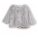 Kabátek kojenecký chlupatý s bavlněnou podšívkou, Minoti, BOW 2, šedá - | 18-24m