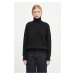 Vlněný svetr Woolrich Canberra Turtleneck dámský, béžová barva, hřejivý, s golfem, CFWWKN0329FRU