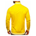 Žlutá pánská mikina na zip bez kapuce retro style Bolf 11113