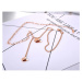 Victoria Filippi Stainless Steel Ocelový náhrdelník Mollie Gold - chirurgická ocel, motýl NHN202