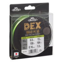 Berkley Šňůra DEX Braid x8 Chartreuse 150m - 0,10mm