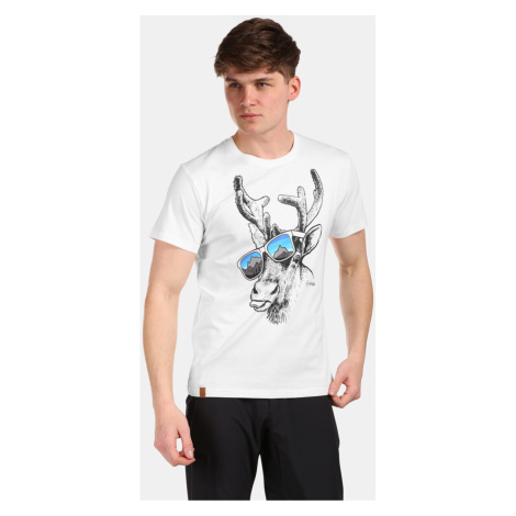 Kilpi Pánské bavlněné tričko DISCOVER-M Bílá