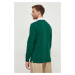 Bavlněné tričko s dlouhým rukávem Polo Ralph Lauren zelená barva, 710934703