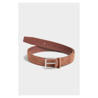 OPASEK GANT CLASSIC SUEDE BELT hnědá