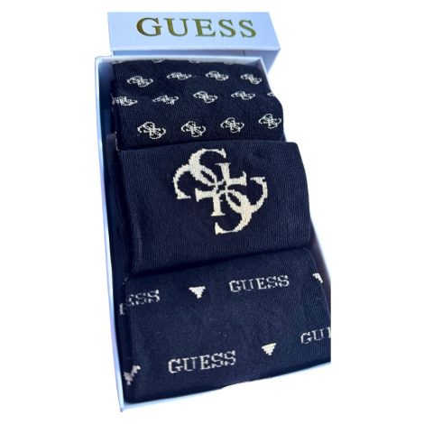 Dámské ponožky Guess O4BG03 Fantasy Lurex | černa