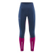 Craft W Kalhoty ADV Essence Wind Tights modrá s růžovou