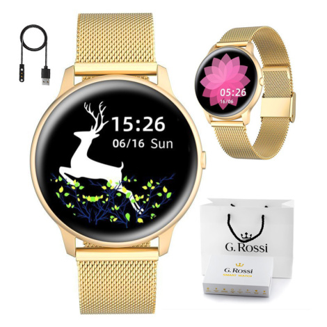 Dámské chytré hodinky SMARTWATCH G. Rossi SW015-2 pink (sg010b) Gino Rossi