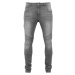 Slim Fit Biker Jeans - grey
