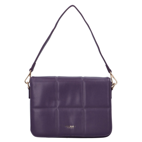 Módní dámská malá kabelka na rameno s prošíváním Azalea, fialová Diana & Co