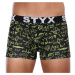 Styx 3PACK pánské boxerky art sportovní guma vícebarevné M